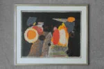 Colour lithograph, Kulo Green, Composition
