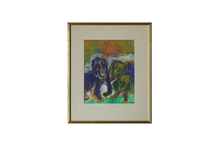 Gouache, Frideborg Bryth, 1961