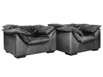 Pair of Monza Leather Armchairs, Designed by Jens Juul Eilersen, Manufactured by Niels Eilersen, Denmark, 1970s