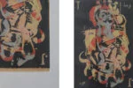 Colour lithograph, Hardy Strid, Joker I, 1966