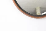 Teak mirror designed by Uno & Ostena Kristiansen, Luxus, Sweden, 1960s