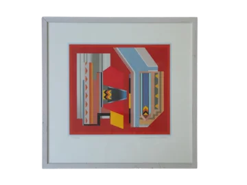 Serigrafia barwna, Peder Duke, Kompozycja, 1992
