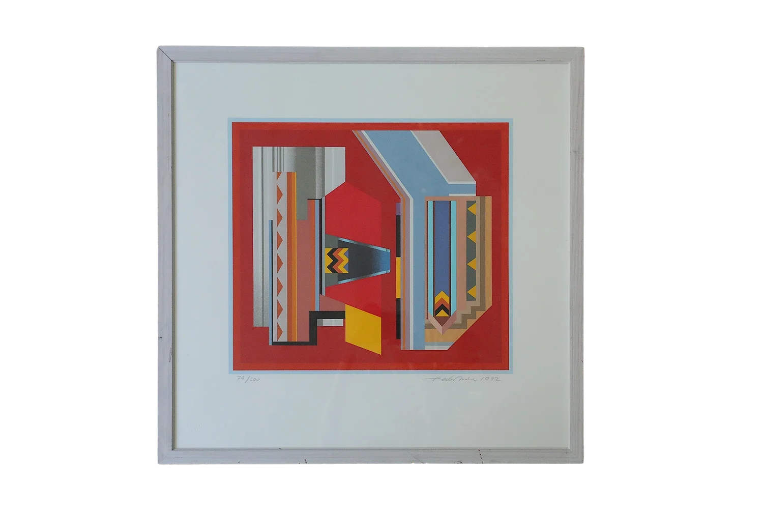 Serigrafia barwna, Peder Duke, Kompozycja, 1992