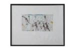 Colour etching, Armin Sandig, Schlümpfe, 1987