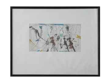 Colour etching, Armin Sandig, Schlümpfe, 1987