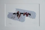 Colour lithograph, Komposition, Lars Sjögren, Sweden, 1970s