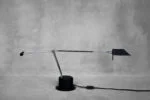 Minimalist desk lamp, Massive, Belgium, 1980s