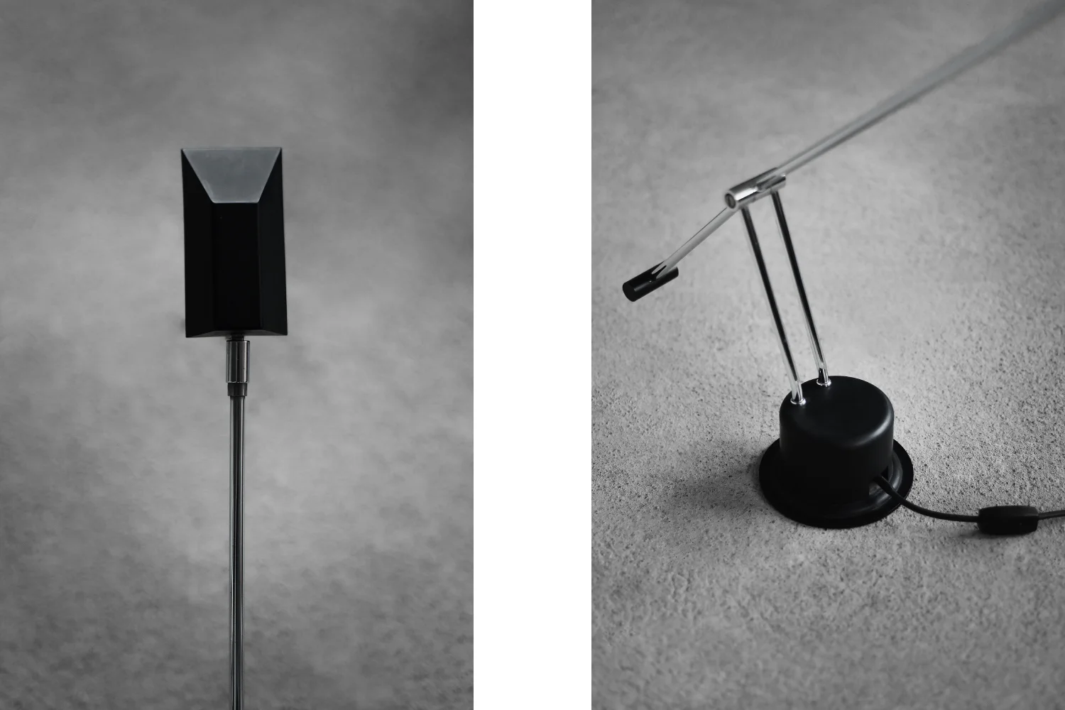 Minimalist desk lamp, Massive, Belgium, 1980s