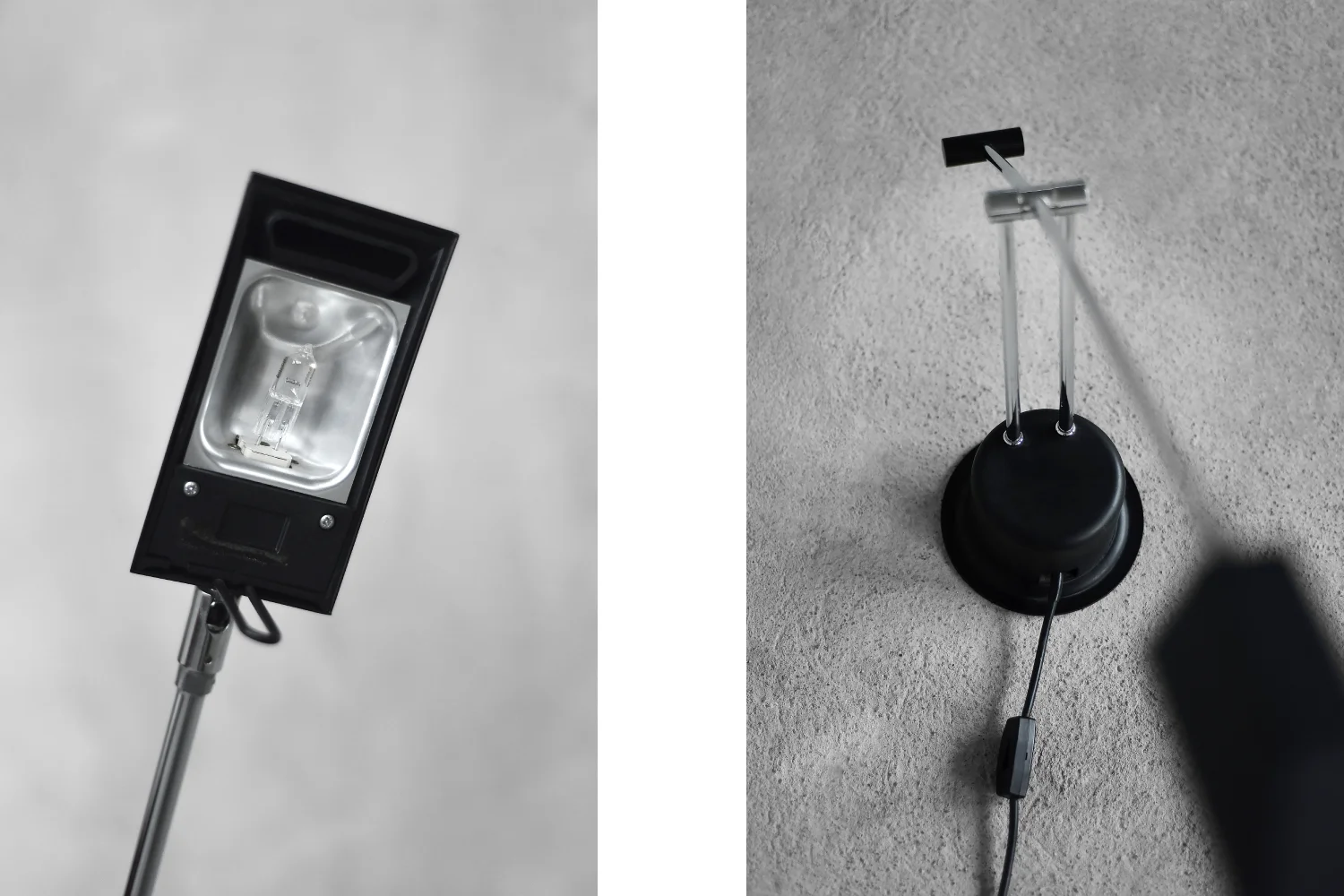 Minimalist desk lamp, Massive, Belgium, 1980s