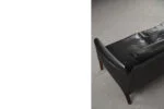Leather three-seater sofa, Model 55, designed by Kurt Østervig, Centrum Møbler, Denmark, 1950s