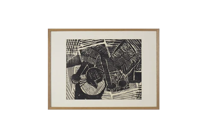 Woodcut, Vide Jansson, Träsnitt, 1960s