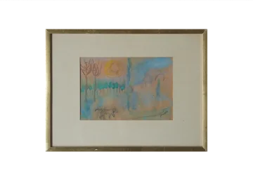 Gouache, Frideborg Bryth, 1961