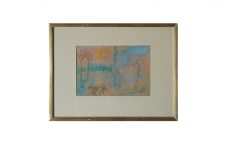 Gouache, Frideborg Bryth, 1961
