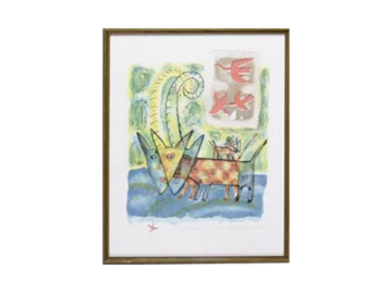 Kolorowa litografia, Aino Myllykangas, Heaven the dog, 1993