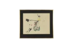 Colour lithograph, Carl Fredrik Reuterswärd, Abrakadabra, 1990s