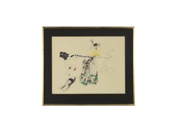Kolorowa litografia, Carl Fredrik Reuterswärd, Abrakadabra, lata 90