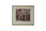 Colourful lithograph, Composition, 1981