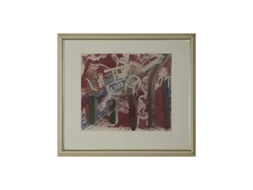 Kolorowa litografia, Kompozycja, 1981
