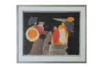 Colour lithograph, Kulo Green, Composition