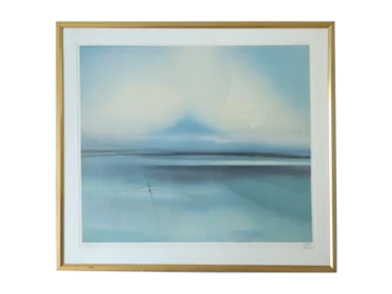 Kolorowa litografia, Lars Sjöström, surrealizm, lata 70