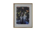 Colour lithograph, Michael Casford, Norwegian Word, signed