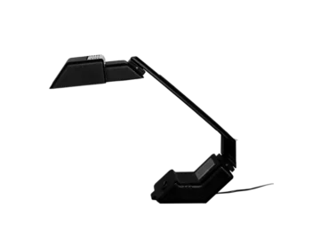 Lampa biurkowa z zegarkiem Typ 27.B.101, proj. Wojciech Dybek dla Polamp Pułtusk, Polska,1987