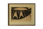 Linocut, Åke Holm, Biblical Motif, 1970s