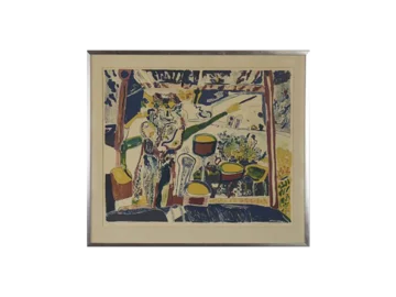Litografia barwna, Anders Fogelin, Komposition, 1974
