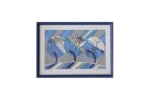 Colour lithograph, Knut Grane, Vintern, 1991