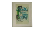 Colour lithograph, Poul Esting, Don Juan