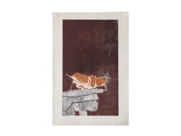 Litografia barwna, Ru van Rossem, Insect on Rock, 1962
