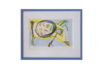 Colour lithograph, Lis Zwick, Maskot, 1996