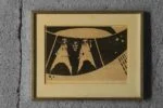 Linocut, Åke Holm, Biblical Motif, 1970s