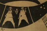 Linocut, Åke Holm, Biblical Motif, 1970s