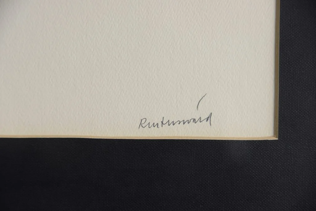 Colour lithograph, Carl Fredrik Reuterswärd, Abrakadabra, 1990s