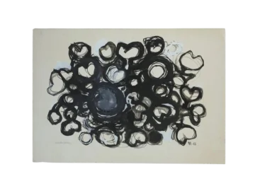 Technika mieszana na desce, Margareta Treutiger, Vattenblom, 1965