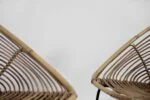 Pair of vintage bamboo armchairs, 1960s