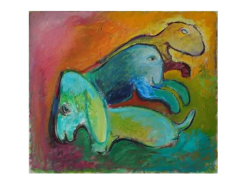 Oil painting on canvas, Lennart Lilja, Sweden