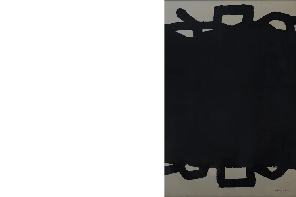 Litografia na kartonie, Eduardo Chillida, Hiszpania