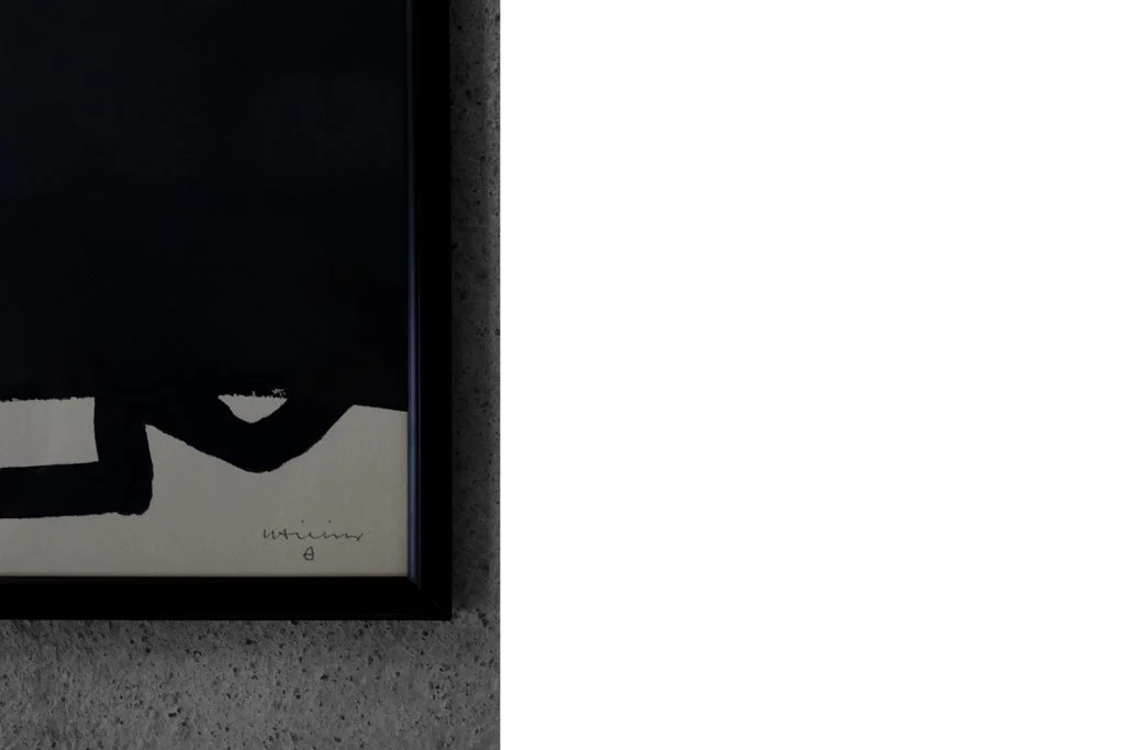 Litografia na kartonie, Eduardo Chillida, Hiszpania