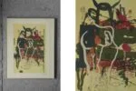 Colour lithograph, Poul Esting, Carmen