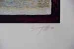 Screen print, Peter Foeller, Feuerschiff, 1990