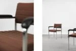 Para foteli biurowych, Fröscher Sitform, Niemcy, lata 70
