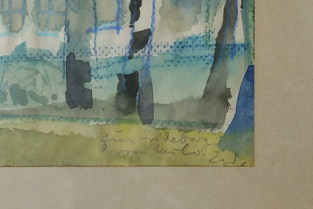 Watercolour, Frideborg Bryth, 1950s