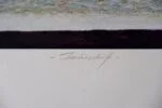 Screen print, Peter Foeller, Feuerschiff, 1990