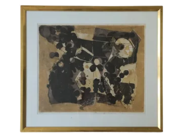 Akwaforta, Thormod Larsen, Komposition, 1961