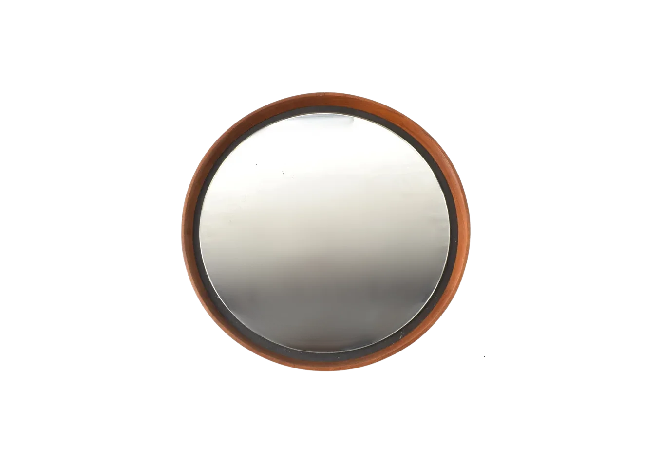 Teak mirror designed by Uno & Ostena Kristiansen, Luxus, Sweden, 1960s