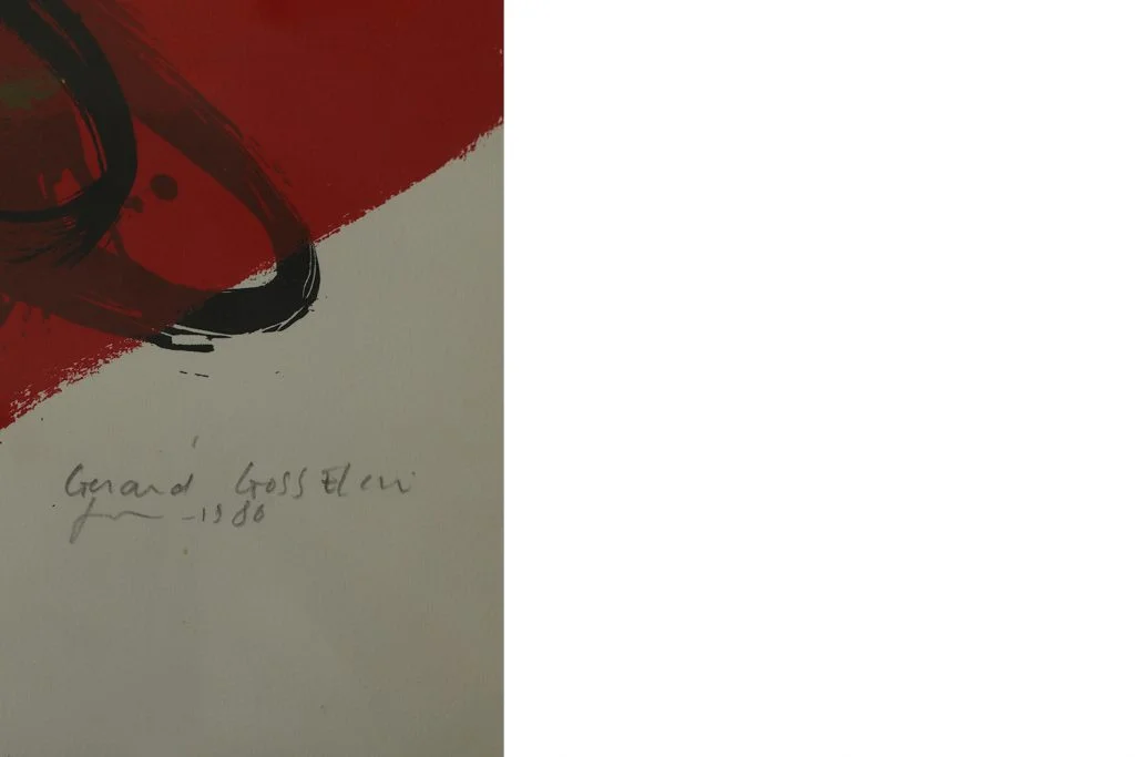 Colour lithograph, Hommage à Lorca, Gérard Gosselin, 1986