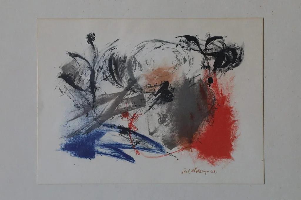 Colour lithograph, Paul Holsby, 1962