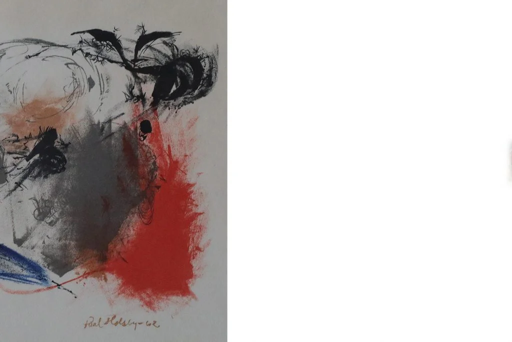 Colour lithograph, Paul Holsby, 1962